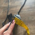 Vegan Leather Purse Crossbody Multiway Waist Fanny Pack Gray Fringe Boho Photo 11