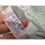 Vanity Fair Vintage Nightgown Medium Blue Plunge Lace Stretch Full Length Sexy Photo 13