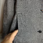 Ambiance Outerwear Houndstooth Car Coat Size M Black White Career Jacket Size M Photo 6