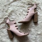 Alex + Alex Pink Lace Up Open Toe Heeled Sandals Women's 6 Photo 0
