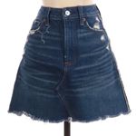 Abercrombie & Fitch Abercrombie & Fitch Zoe Natural Rise Vintage A-Line Denim Mini Skirt 24/00 Photo 1