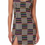 Amanda Uprichard Multicolor Houndstooth Women's Dress Photo 0