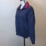 Cabin creek  blue heavy fleece zip up collared winter jacket Photo 2