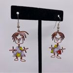 Handmade Dancing Music Festival Girl Earrings Photo 4