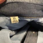 JACHS Girlfriend NEW YORK Quilted Denim Jacket Blue Size‎ XL Snap Front Casual Photo 13