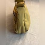 Tumi Ballistic Nylon w/Leather Trim Purse Bag gold tan Photo 4