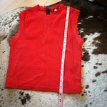 The Kooples Romantic Mixed Knit Crop Top In Orange Size Medium Photo 6