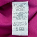 Theia Silk Pleated Ruffle Jewel Tone Sleeveless Sheath Bandage Dress Size 12 Red Photo 5