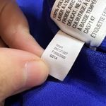 Xhilaration Y2K Womens Satin Blouse Shirt Tank Top Pullover Flowing Blue XL Photo 8