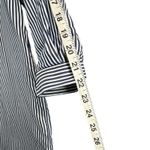 Baukjen Shirt Dress 6 Blue White Stripe Button Tie Belt Modern Nautical Preppy Photo 12