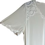 VTG Rositta 100% Silk Nightgown Maxi Ivory Bridal Victorian Romantic Sz M Lace Size M Photo 2