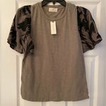 Anthropologie t.la Puffy Camo Sleeve Tee Photo 0