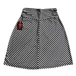 Faded Glory  Skirt Black/White Striped Jersey Size S Photo 2