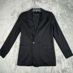 Banana Republic Blazer Womens 4 Tall Black Business Professional Preppy Academia Photo 1