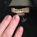 Fossil  gold embellished black high low vest Photo 2