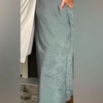 Windsor Satin Slip Dress | Sage Green | Size L | Strappy Back Detail Photo 1