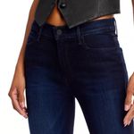 MOTHER Denim MOTHER The Dazzler Mid Rise Ankle Straight Jeans Now or Never Size 25 Dark Wash Photo 4