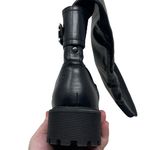 Guess Over The Knee Moto Boots Black Faux Leather Women’s Size 7 1/2 Y2K Photo 10