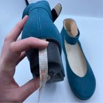 Loints of Holland Sydney Ankle Strap Wedge Shoes EU 40 US 9 turquoise blue Photo 3