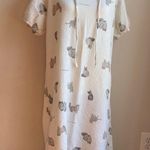Gelato Pique Waffle Gauze Cotton Dress Cats Nightgown Size M Photo 0