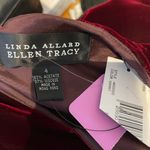 Ellen Tracy NWT Vintage y2k Linda Allard VELVET Gown beads spaghetti straps A-line Rave bright Photo 3