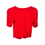 Aritzia Wilfred Free Twist Front Top Red X-Small Photo 2