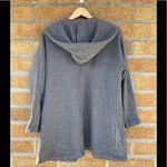 James Perse  Grey Hooded Cardigan size 3 / large Photo 5