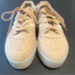 Adidas basketball cream and beige leather sneakers, sz 8 women’s, NEW! Photo 2