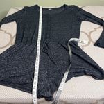 Aerie  Cozy Charcoal Gray Long Sleeve Romper Photo 9