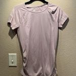 Gaiam  Women’s Warrior Workout Seamless T Shirt Size Medium Lavender Photo 0