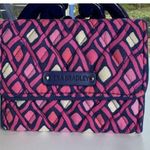Vera Bradley  Katalina Pink Diamonds Wallet Cotton Quilted Snap Close ID Holder Photo 0