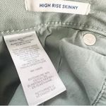Vineyard Vines Jamie High Rise Jeans Garment Dyed Sea Clay Green Size 26 Photo 7