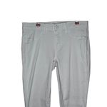 Paige Women's Pants Verdugo Ankle Crop Skinny Mid-Rise Denim White Sz. 29 Photo 1