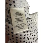 La Vie Rebecca Taylor Corinne White Black Polka Dot High Rise Tie Waist Shorts L Size L Photo 11