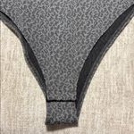 A New Day 2x NWT Longsleeve bodysuit grey animal print stretchy Plus Photo 3