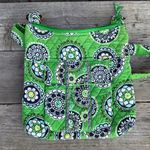 Vera Bradley EUC Cupcake Green Hipster Crossbody Bag Front Pocket Zip Closure Photo 0