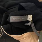 NWT Mint Velvet Beige / Peach Black Feather Pencil Midi TIE Dress US 12 UK 16 Photo 9