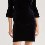 Tommy Hilfiger  Black Long Sleeve Dress velvet Photo 0