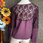 Mudd Lace Bell Sleeved Cropped Tie Front | SMALL | Photo 3