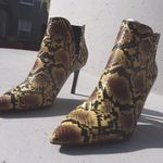 ZARA Snake Print Ankle Bootie Photo 4