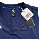 Adidas NWT  Women’s Quickset
25 Sleeveless Jersey Navy Medium Workout JX6486N New Photo 3
