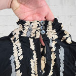 Trina Turk 90s Vintage  Black Turtleneck Silk USA Made Bodycon Mini Dress Size 4 Photo 5