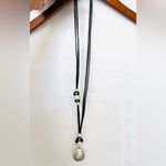 Sweet Lola | Black & Silver Opera Necklace Photo 1