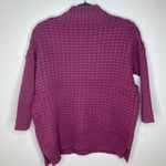 French Connection NWT Mozart Popcorn Cotton Sweater Jumper Berry Blush XS Photo 6