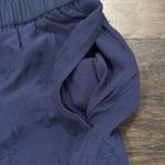 Elevenses NWT Anthropologie  Embroidered Navy Shorts Sz M Photo 3