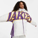 Nike NWT  X AMBUSH LAKERS WHITE PURPLE PUFF JACKET Photo 3