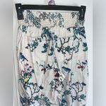 Westbound LinenRayon Blend LooseFit Bird Tree Floral Print Scrunched Pants Small Photo 10