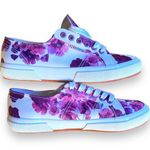 Superga Fantasia Collection Purple Floral Low Top Summer Sneakers Women's US 9 Photo 4