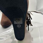 Nature Breeze  Boots Womens 8.5 Brown Suede Fringe Side Zip Ankle‎ Boots NEW Photo 8