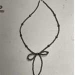 Navajo Pearl Sterling Silver Bow Tie Necklace & Matching Earrings Jewelry Set Photo 7